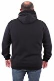 Starbattal Erkek Büyük Beden Kapuşonlu Sweat Prstge Paris 23208 SIYAH