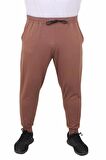 Starbattal Büyük Beden Basic Eşofman Altı Full Lycra 11516 TABA