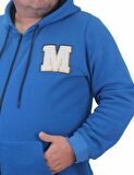 Starbattal Büyük Beden Fermuarlı Sweat M 23217 SAKS