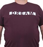 Starbattal Erkek Büyük Beden Sıfır Yaka Tişört Dream 24140 MURDUM