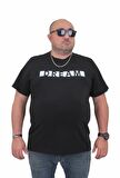 Starbattal Erkek Büyük Beden Sıfır Yaka Tişört Dream 24140 SIYAH