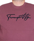 Starbattal Erkek Büyük Beden Sıfır Yaka Sweat Twenty 24200 Eflatun