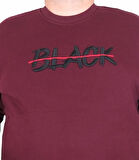 Starbattal Erkek Büyük Beden Sıfır Yaka 3ip Sweat Black 24202 MURDUM