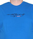 Starbattal Erkek Büyük Beden Sıfır Yaka Tişört Nothing 25173 SAKS