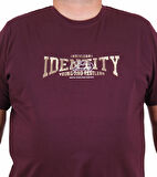 Starbattal Erkek Büyük Beden Sıfır Yaka Tişört Identity 25189 MURDUM