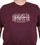 Starbattal Erkek Büyük Beden Sıfır Yaka Tişört Edge 25190 MURDUM