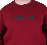 Starbattal Büyük Beden Bisiklet Yaka 3ip Sweat Dream 25715 MURDUM