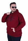 Starbattal Büyük Beden 3ip Kapüşonlu Sweat Let's Go 25720 MURDUM