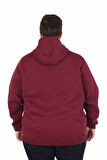 Starbattal Büyük Beden Unisex Kapüşonlu 3ip Sweat 11701 MURDUM