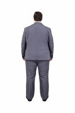 Starbattal Erkek Büyük Beden 6 Drop Takım Elbise PARIS 071010 FUME