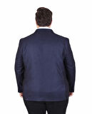 Starbattal Erkek Büyük Beden 4 Drop Blazer Oskar Ceket 500607 LACIVERT