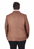 Starbattal Erkek Büyük Beden 4 Drop Blazer Oskar Ceket 500607 TABA