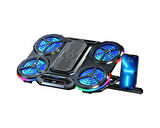 Frisby FNC-5270ST 1*80+4*100 fanlı notebook RGB stand