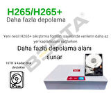 ARNA 5 MP GECE RENKLİ YÜZ TANIMA SESLİ H.265 320 GB HDD DAHİL 8 KAMERALI AHD GÜVENLİK SETİ - ST85320