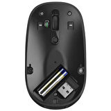 Everest KM-BT803 Bluetooth&kablosuz siyah Q klavye mouse set