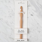 La Mia Whitewood 10 mm 15.5 cm Ahşap Yün Tığ