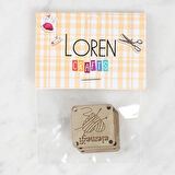 Loren Crafts Elemeği Deri Arma 5 Adet - 1569