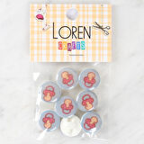 Loren Crafts 8'li Emzik Düğme - 1010