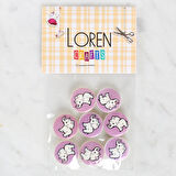 Loren Crafts 8'li Fil Düğme - 1040