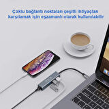 Inca IUTP-03T USB3.0+Tip-C=>Gigabit RJ45+3*USB3.0 Çevirici (Giriş:Tip-A+Tip-C=>Çıkış:Eternet+3*Tip-A