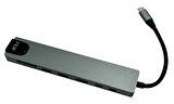 Inca ITPC-7  8'li USB Tip-C aliminyum Hub