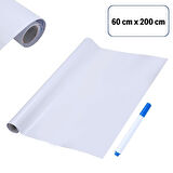 Sylar Silinebilir Kalemli Sticker  Duvara Yapışabilen Yazı Tahtası 60x100 cm