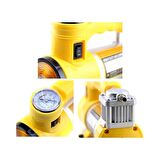 12 Volt 150 Psı Lastik Pompası Çelik Kasa Fenerli Hava Kompresörü Araç Çakmaklık Lastik Şişirme