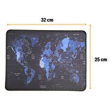 Sylar 25x32 cm Küçük Boy Mouse Pad Dünya Haritası