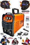 250 Amper İnverter Dijital Ekran Fan Soğutma Kademeli Çanta Kaynak Makinesi Bakır Sargı Maske HEDİYE
