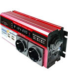 Sylar 12v 2000w Modifiye İnverter Araç Ve Güneş Enerjisi Uyumlu, Çift Usb, Çift Priz Ve Çakmaklık Epilons