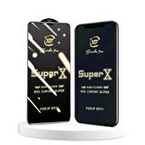 Iphone 12 Pro Super X Kavisli Ekran Koruyucu Kırılmaz Cam Ultra Kalınlık 0.4mm