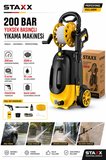 200 Bar Basınçlı Yıkama Makinesi Bakır Motor Hortum Makaralı Köpük Tabancalı Set Oto Bahçe Yıkama