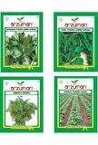 MAYDANOZ - ROKA - DEREOTU - YAZLIK KIVIRCIK 4'TOHUM SETİ