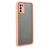 Samsung Galaxy A02s Kılıf Montreal Silikon Kapak - Pembe