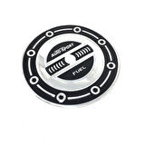 Auto Sport Yakıt Depo Kapağı Alüminyum Sticker Etiket 14.5cm