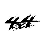 4x4 Off Road Stickeri Siyah 21x9cm