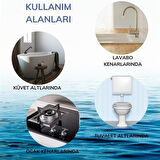 Sylar Gri Su Sızdırmaz  Banyo Mutfak Lavabo Küvet İzolasyon Şerit Bant