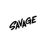 Savage Araba Sticker 17x17 Cm Siyah