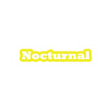 Nocturnal Araba Sticker 17x17 Cm Sarı