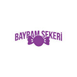 Bayram Şekeri Araba Sticker 17x17 Cm Mor