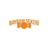 Bayram Şekeri Araba Sticker 17x17 Cm Turuncu