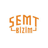 Semt Bizim Araba Sticker 17x17 Cm Turuncu