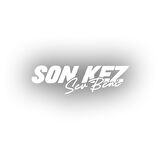 Son Kez Sev Beni Araba Sticker 17x17 Cm Beyaz