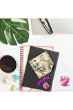 Balerin Silüetleri Vintage 12 Adet Scrapbook Bullet Journal Mat Planlayıcı Sticker Etiket Seti