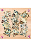 Deniz Fenerleri Vintage 12 Adet Scrapbook Bullet Journal Mat Planlayıcı Sticker Etiket Seti