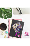Rüya Aleminde Kadınlar Vintage 12 Adet Scrapbook Bullet Journal Mat Planlayıcı Sticker Etiket Seti
