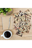 Fantastik Periler Vintage 12 Adet Scrapbook Bullet Journal Mat Planlayıcı Sticker Etiket Seti