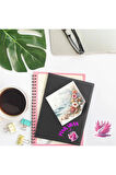Deniz Kabukları ve Çiçekler Vintage 12 Adet Scrapbook Bullet Journal Mat Planlı Sticker Etiket Set