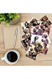 Aşık İskeletler Vintage 12 Adet Scrapbook Bullet Journal Mat Planlayıcı Sticker Etiket Seti