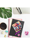 Neon Mantarlar Vintage 12 Adet Scrapbook Bullet Journal Mat Planlayıcı Sticker Etiket Seti